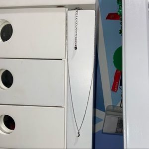 Silver Cresent Moon Necklace